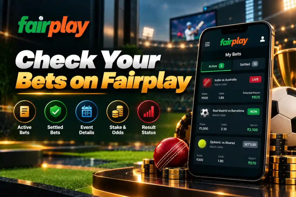 Check Your Active and Settled Bets